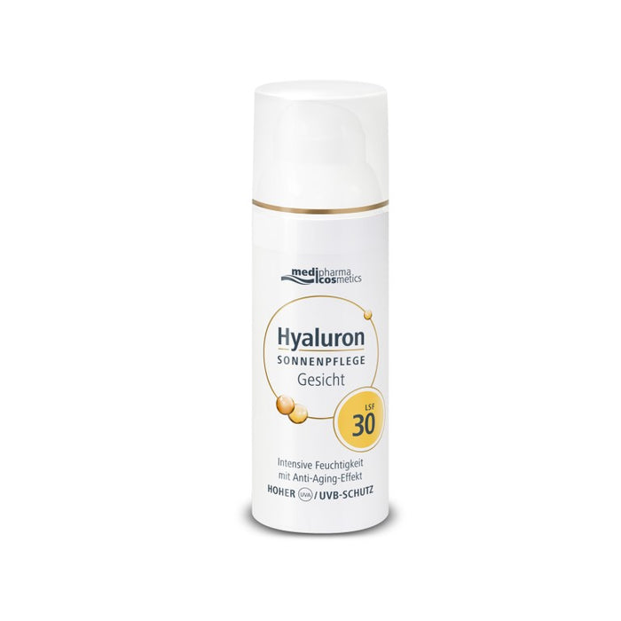 medipharma cosmetics Hyaluron Sonnenpflege Gesicht LSF 30, 50 ml Cream