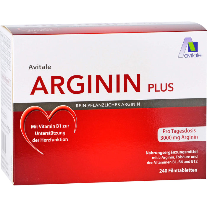 Avitale Arginin Plus Filmtabletten, 240 pcs. Tablets