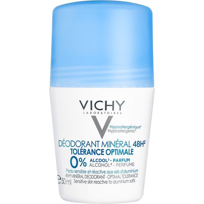 VICHY Mineral Deodorant 48h Roll-On, 50 ml Solution