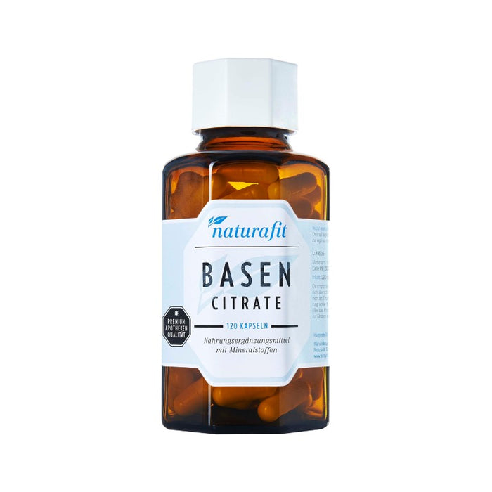 naturafit Basencitrate Kapseln, 120 St. Kapseln