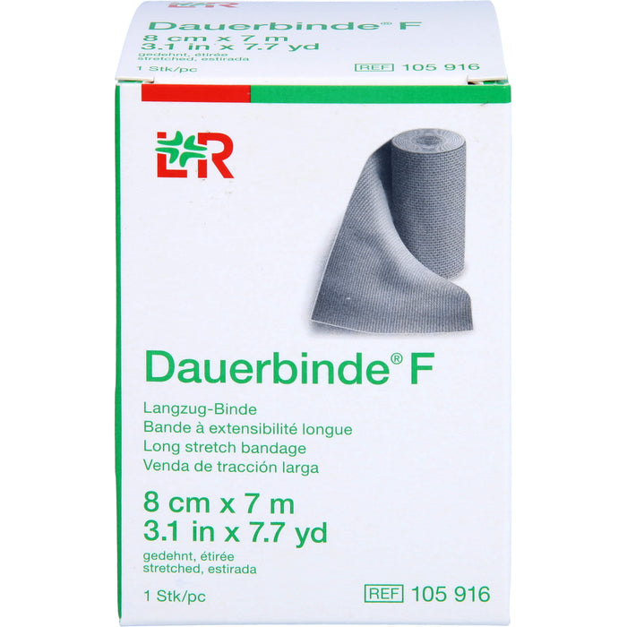 Dauerbinde fein 8cmx7m, 1 St. Binde