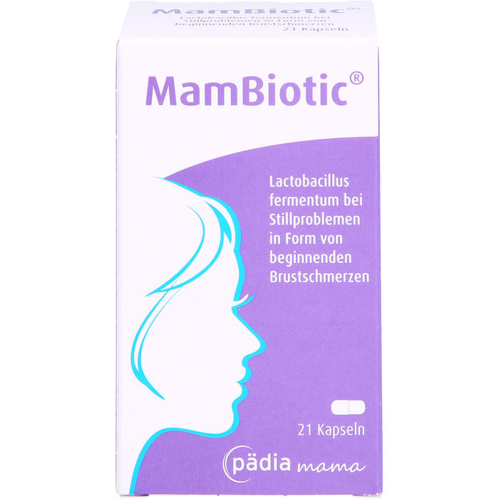 MamBiotic für Stillende mit Brustschmerzen Kapseln, 21 pc Capsules