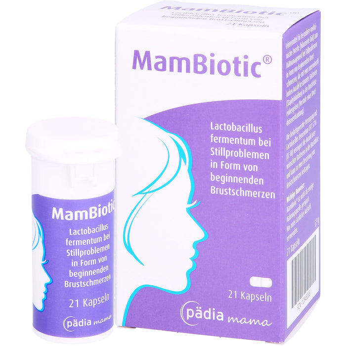 MamBiotic für Stillende mit Brustschmerzen Kapseln, 21 pc Capsules