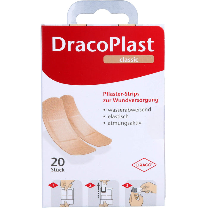 DRACOPLAST Classic Pflaster-Strips, 20 St. Pflaster