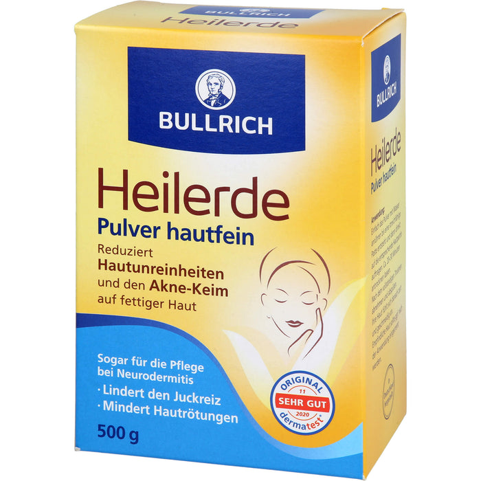 Bullrich Heilerde Pulver hautfein, 500 g Pulver