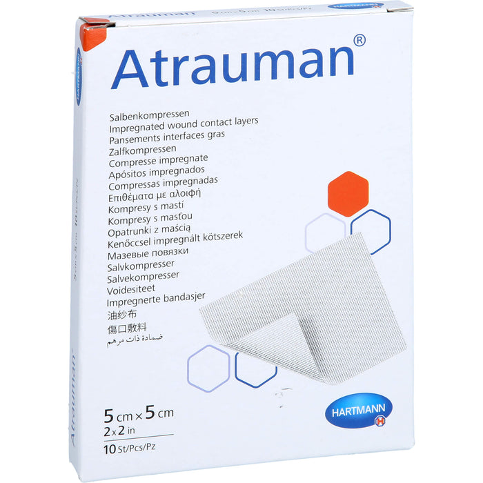 ATRAUMAN 5x5 cm steril Kompressen, 10 St KOM