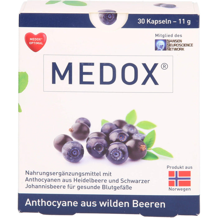 MEDOX - Anthocyane aus wilden Beeren, 30 St KAP