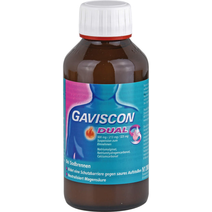 GAVSICON Dual Suspension bei Sodbrennen, 300 ml Lösung