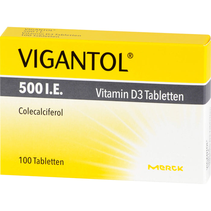 VIGANTOL 500 I.E. Vitamin D3 Tabletten, 100 pcs. Tablets