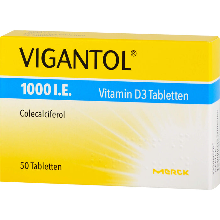 VIGANTOL 1000 I.E. Vitamin D3 Tabletten, 50 pc Tablettes