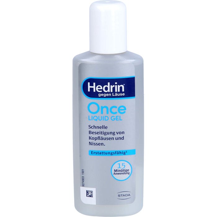 Hedrin gegen Läuse Once Liquid Gel, 100 ml Gel