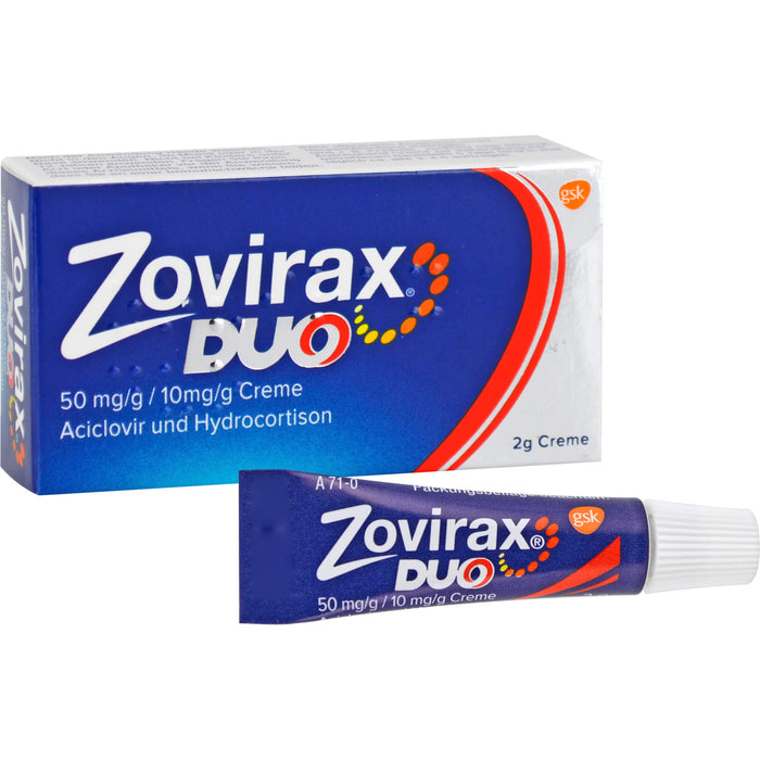 Zovirax duo Creme, 2 g Cream