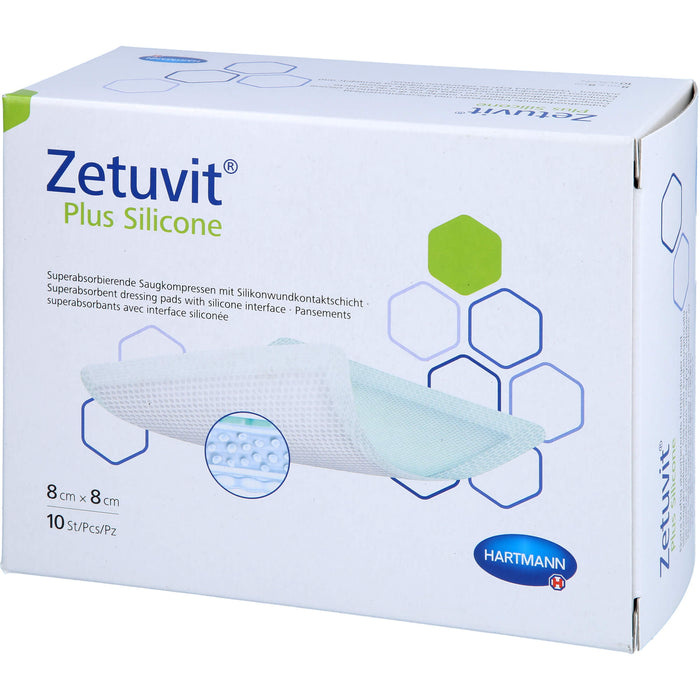 Zetuvit Plus Silicone steril, 10 St