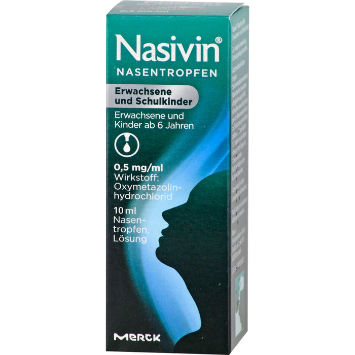 Nasivin Nasentropfen für Erwachsene und Schulkinder, 10 ml Solution