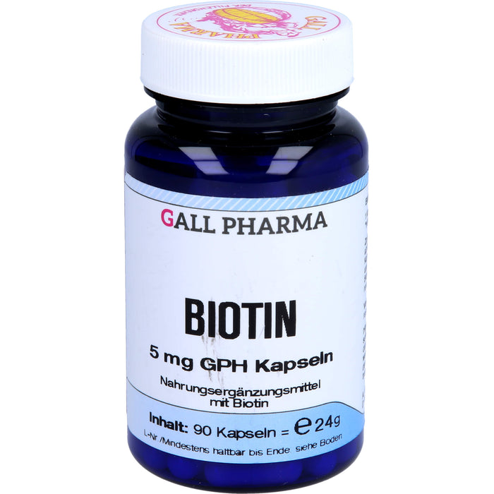 BIOTIN 5 mg GPH Kapseln, 90 St KAP