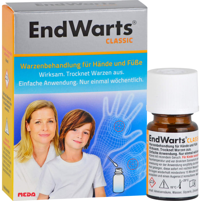 EndWarts classic Warzenbehandlung für Hände und Füße Lösung, 3 ml Solution