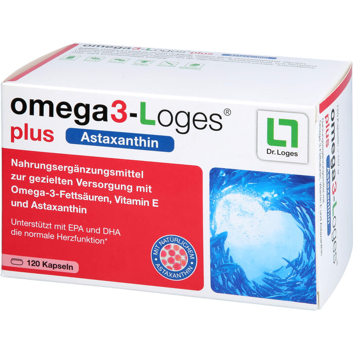 omega3-Loges plus Astaxanthin Kapseln, 120 St. Kapseln