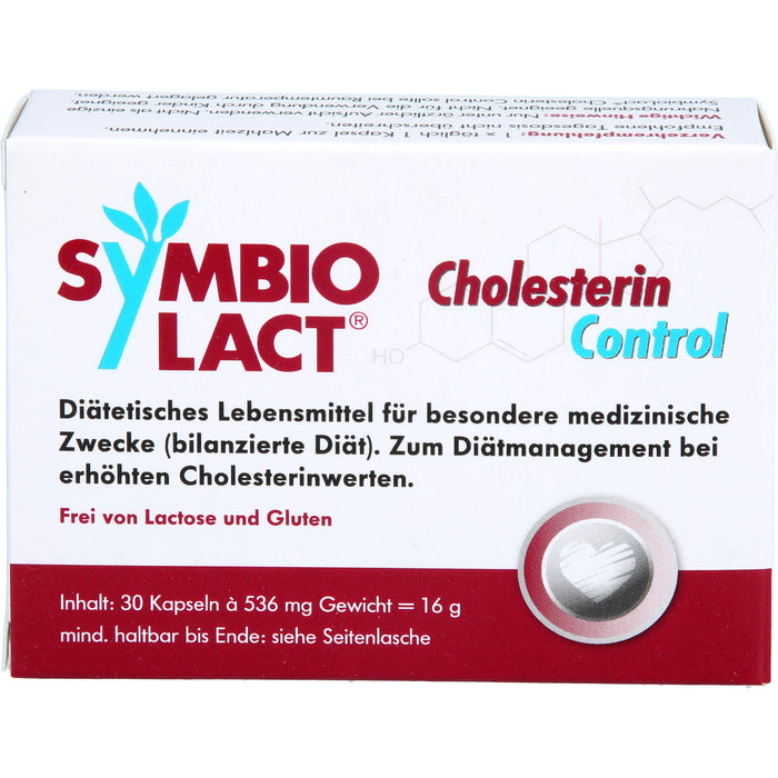 SymbioLact Cholesterin Control Kapseln, 30 pc Capsules