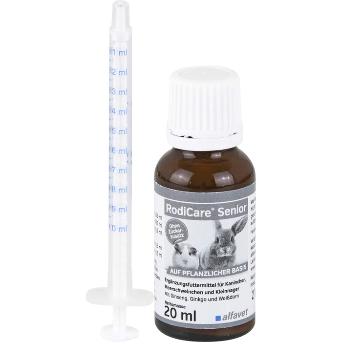 RODICARE Senior f.Kaninchen/Kleinnager/Meerschw., 20 ml FLU