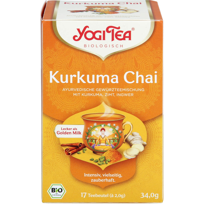 Yogi Tea Kurkuma Chai Bio, 17X2.0 g FBE