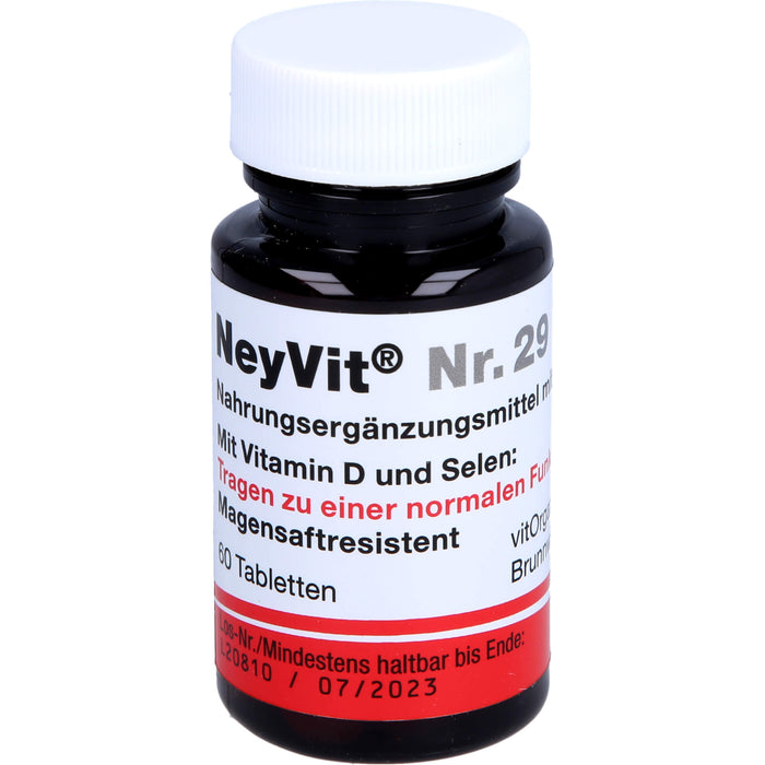 NeyVit Nr. 29 Thymus Tabletten für eine normale Funktion des Immunsystems, 60 pc Tablettes