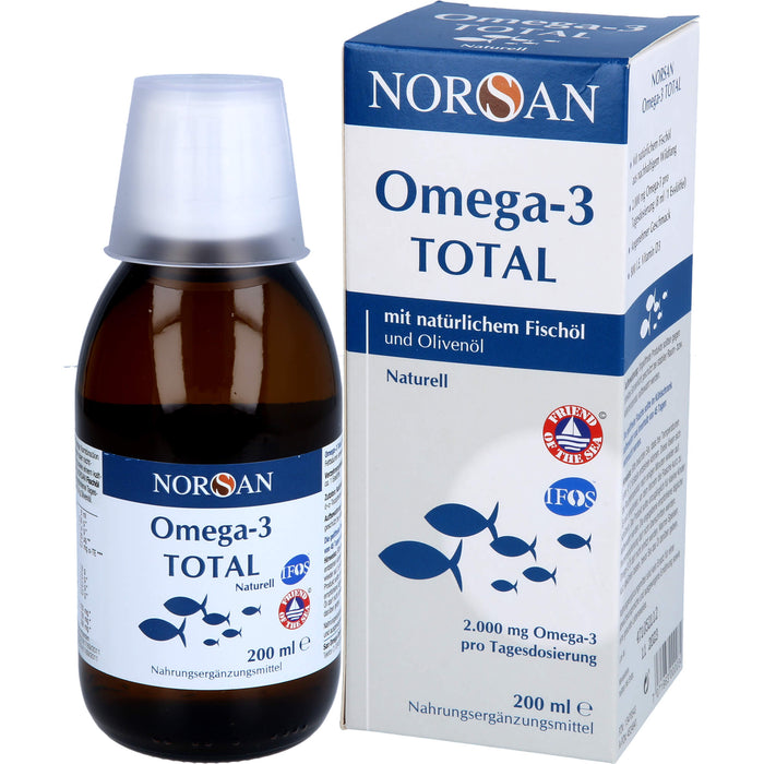 NORSAN Omega-3 Total Naturell Lösung, 200 ml Solution