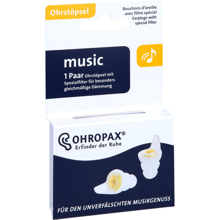 OHROPAX music Ohrstöpsel mit Spezialfilter, 2 pcs. Earplugs