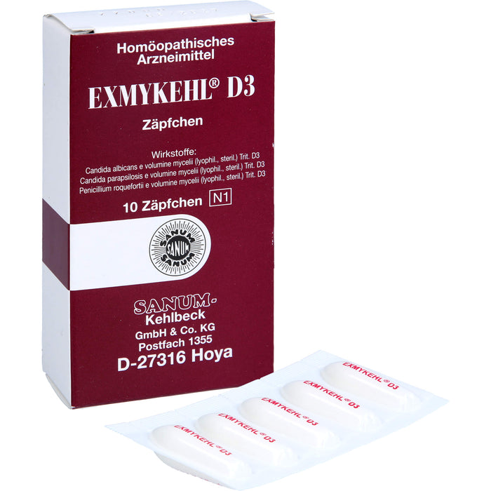 EXMYKEHL D3 Zäpfchen, 10 pcs. Suppositories