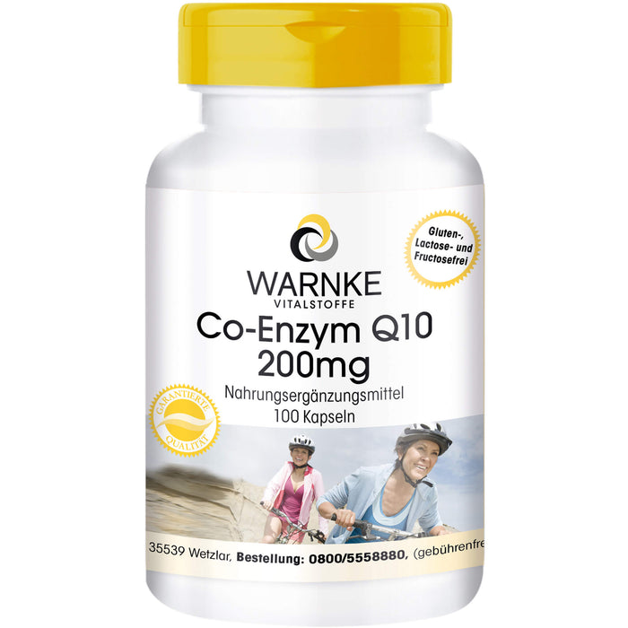 WARNKE Co-Enzym Q10 200 mg Kapseln, 100 pc Capsules