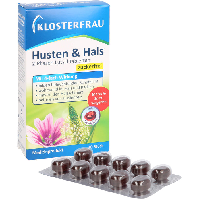 Klosterfrau Husten & Hals, 20 St. Tabletten