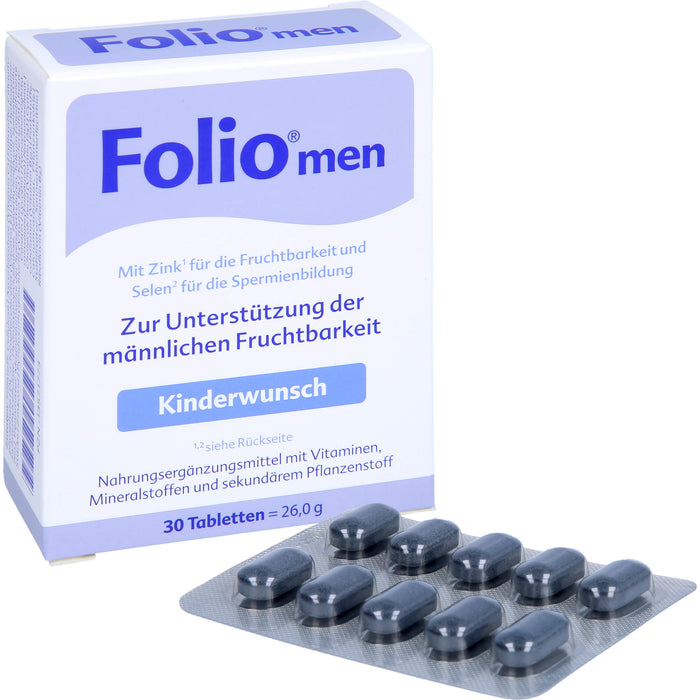 Folio men Kinderwunsch Tabletten, 30 pc Tablettes