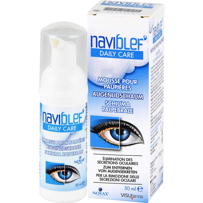 Naviblef Daily Care Augenlidschaum, 50 ml Foam