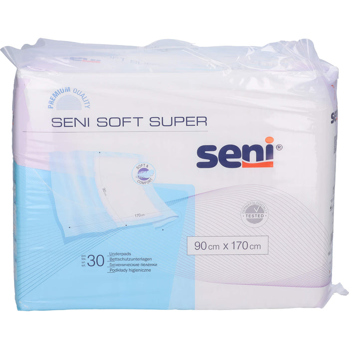 Seni Soft Super Bettschutzunterlagen 90x170, 30 St