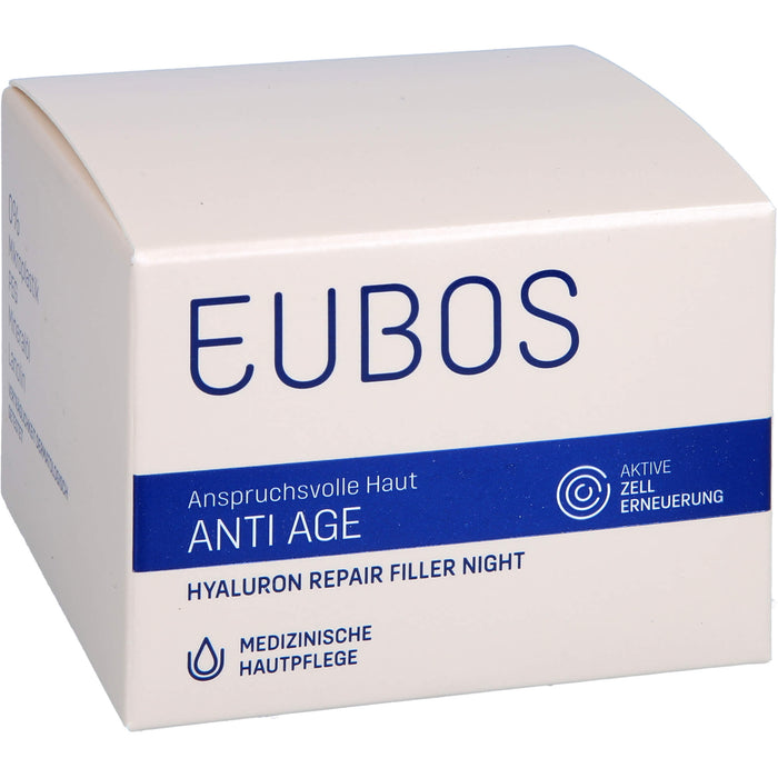 EUBOS Hyaluron Repair Filler Night Creme, 50 ml Cream