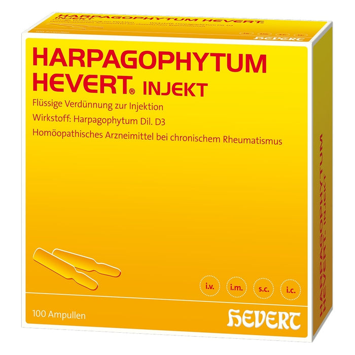 Harpagophytum Hevert injekt Ampullen, 100 pcs. Ampoules