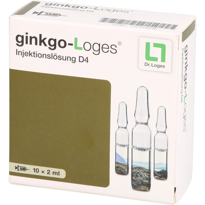 ginkgo-Loges Injektionslösung D4, 10X2 ml AMP