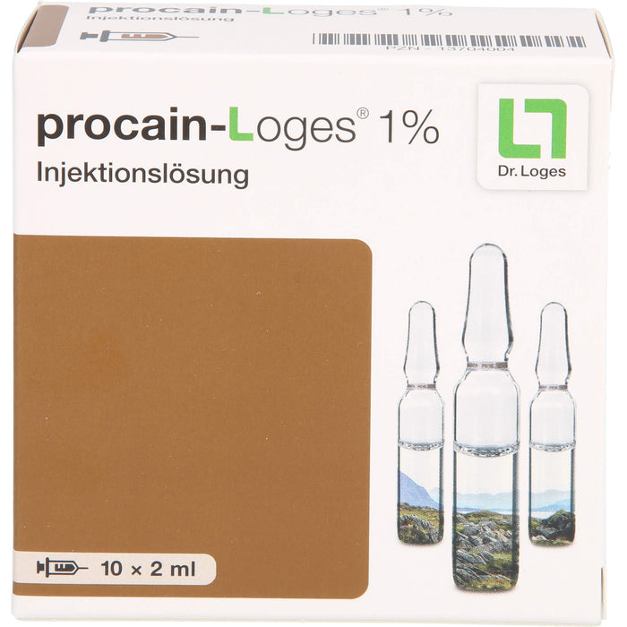 procain-Loges 1 % Injektionslösung, 10 pc Ampoules