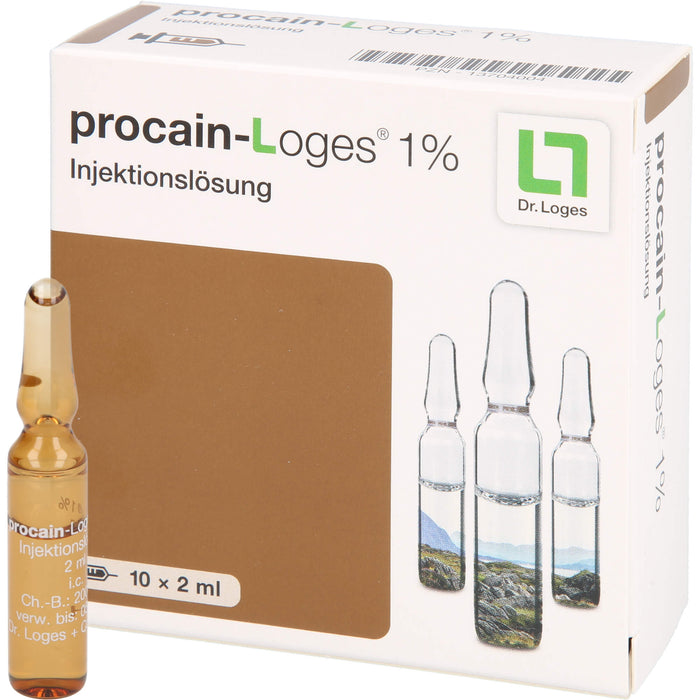 procain-Loges 1 % Injektionslösung, 10 pc Ampoules