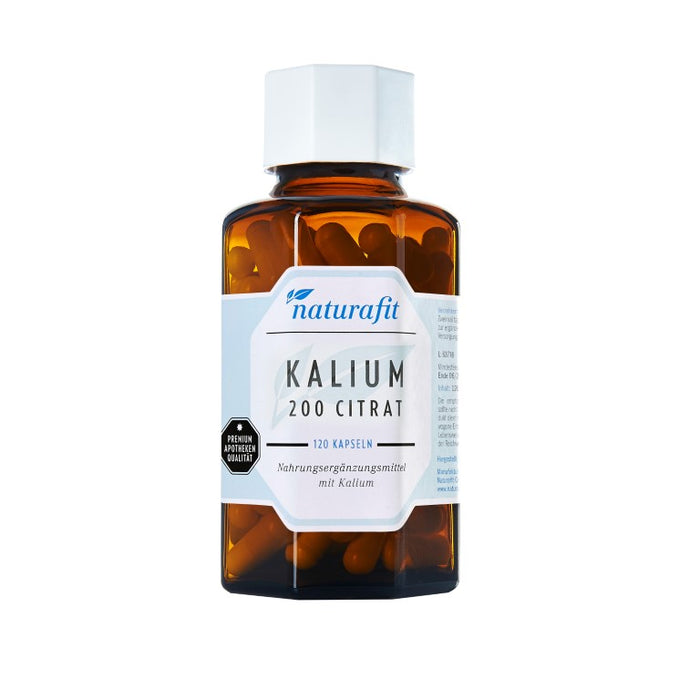 naturafit Kalium 200 Citrat Kapseln, 120 pcs. Capsules