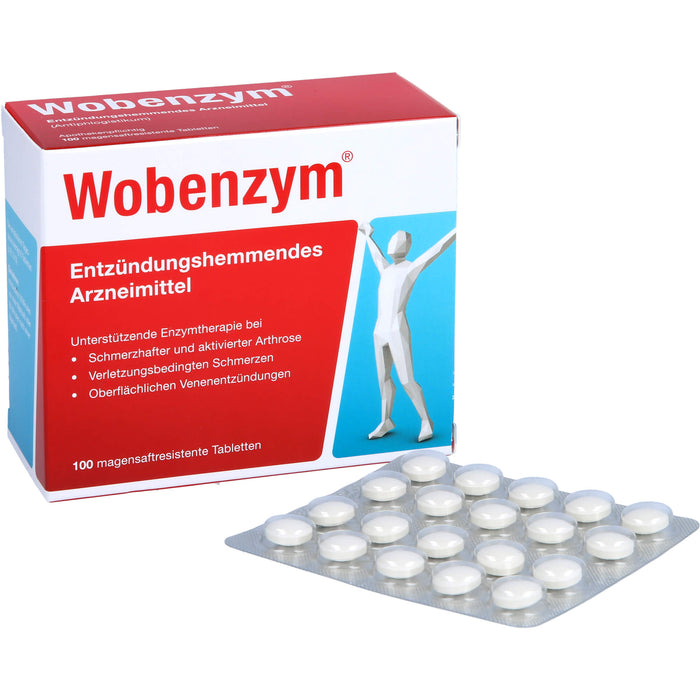 Wobenzym magensaftresistente Tabletten, 100 St. Tabletten