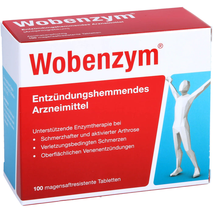 Wobenzym magensaftresistente Tabletten, 100 pcs. Tablets