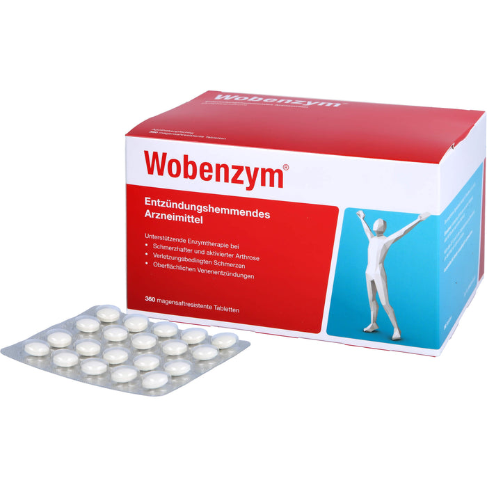 Wobenzym, magensaftresistente Tablette, 360 pc Tablettes