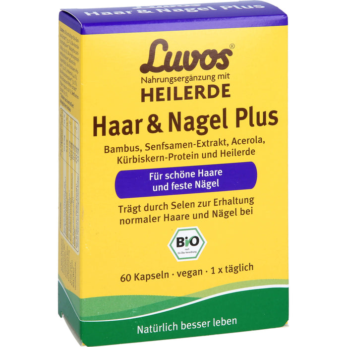 Luvos Heilerde Bio Haar & Nagel Plus Kapseln, 60 St. Kapseln