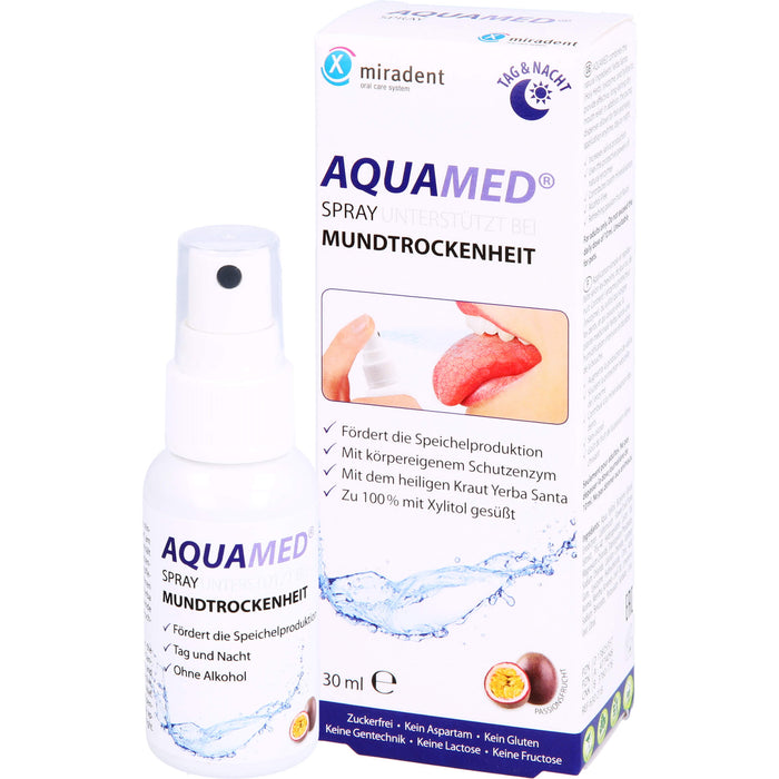 AQUAMED Mundtrockenheits-Spray, 30 ml Solution