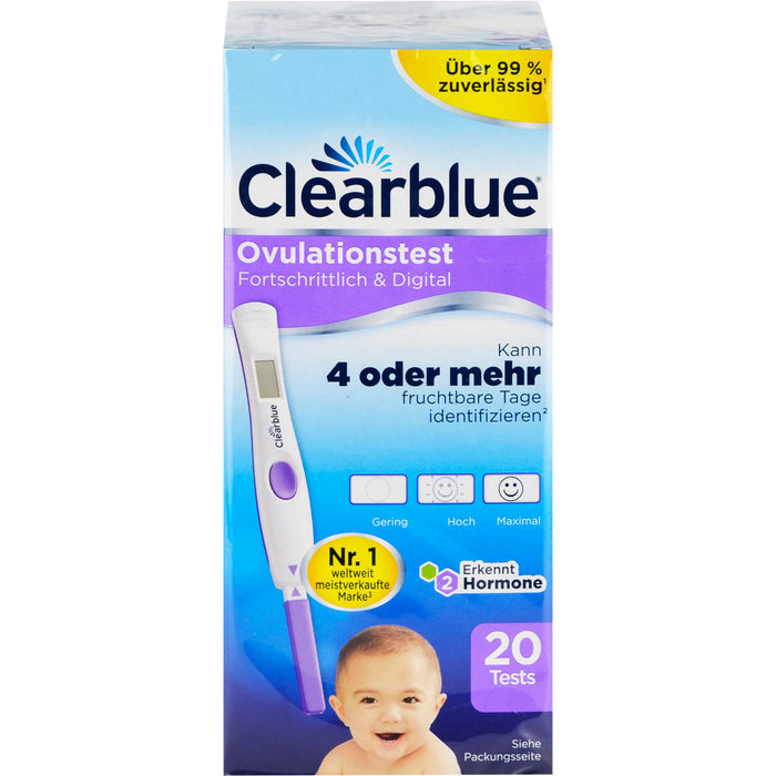 Clearblue Ovulationstest fortschrittlich & digital, 20 pc Test