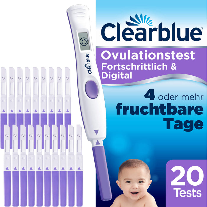 Clearblue Ovulationstest fortschrittlich & digital, 20 pc Test