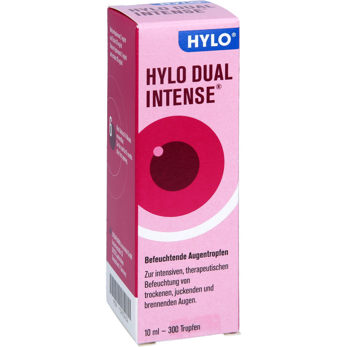 HYLO DUAL INTENSE, Augentropfen (ohne Konservierungsmittel), 10 ml Solution