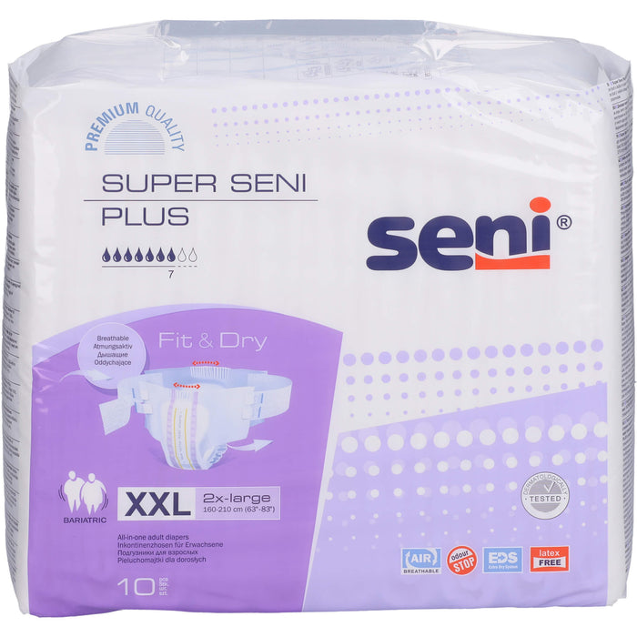 Super Seni Plus XXL Inkontinenzhose f. Erwachsene, 10 St