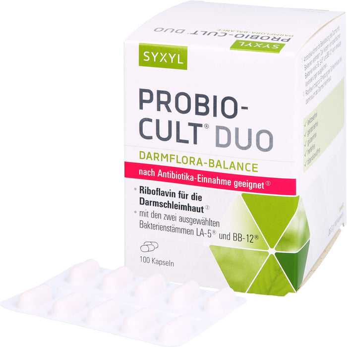 SYXYL Probio-Cult Duo Darmflora-Balance Kapseln, 100 pcs. Capsules