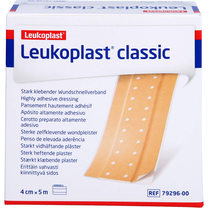 Leukoplast Classic Pflaster 4 cm x 5 m Rolle, 1 St PFL